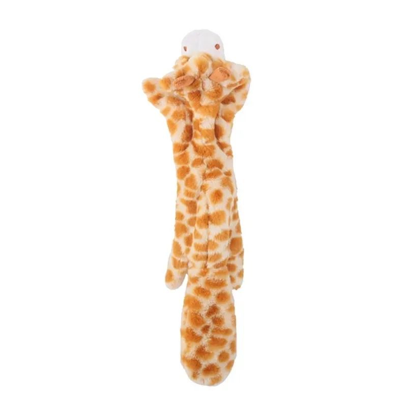 Mess-Free Stuffingless Plush Squeaky Dog Toy