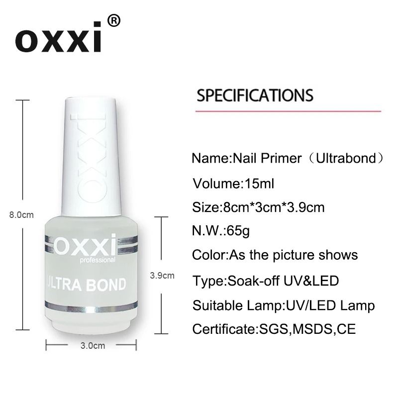 15ml Professional Acid-Free Nail Primer and Desiccant