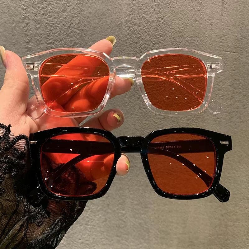 RMM Polygon Square Frame Sunglasses – Hip-Hop Style Retro Square Shades for Men & Women