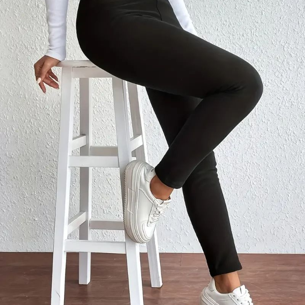Warm Winter Leggings for Women, Thermal Casual Stretchy Leggings, Comfortable Lamb Fleece Soft Pants
