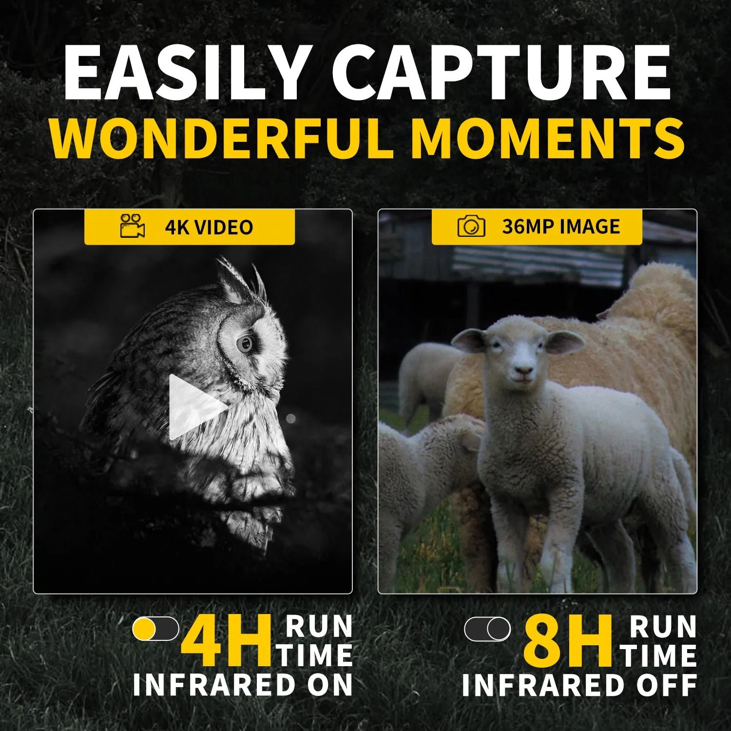 4K Infrared Night Vision Device NVS 20 and NVS 40