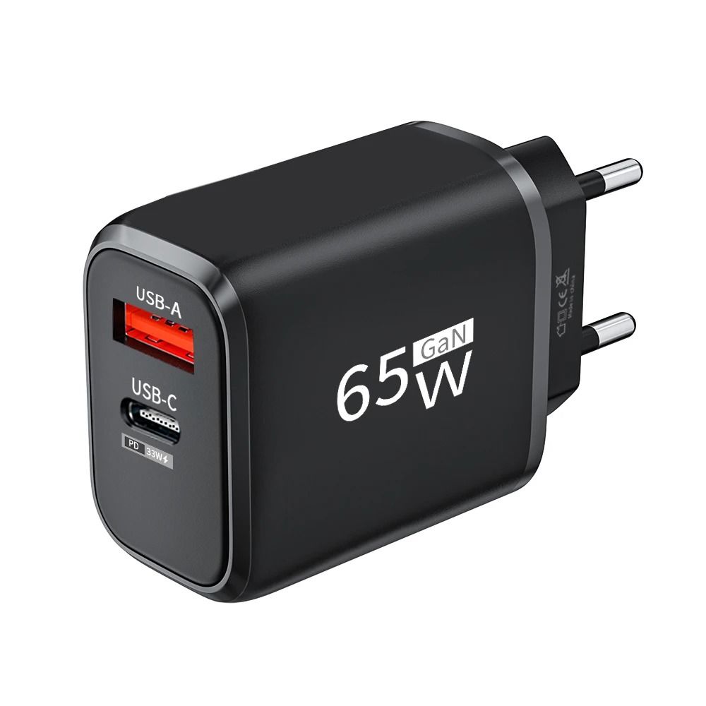 Ultra-High-Fidelity 65W GaN Dual-Node PD & QC Titanium-Grade Wall Power Architecture
