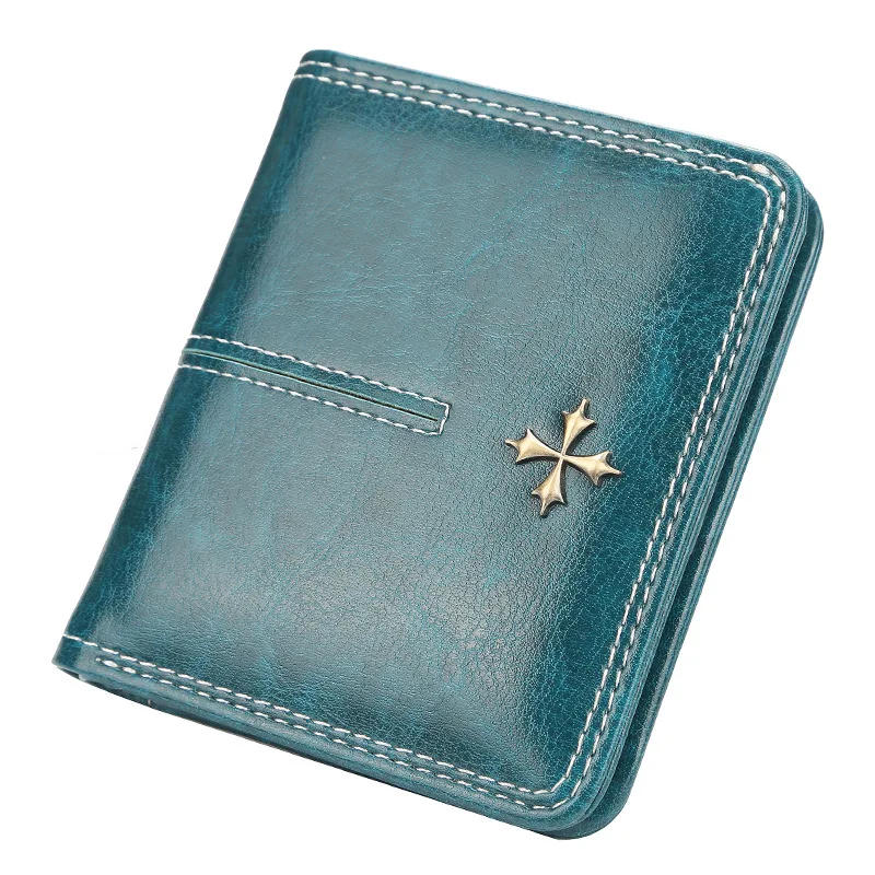Mini PU Leather Women WalletFashionable Small Zipper Wallet Card Holder Purse