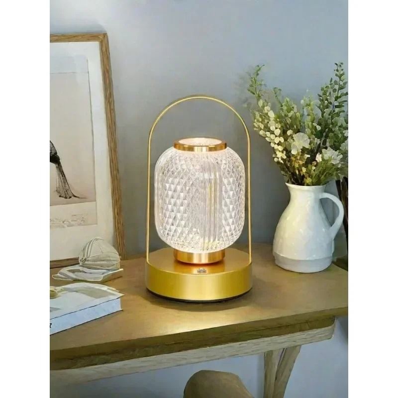 Rechargeable Retro Acrylic Table Lamp