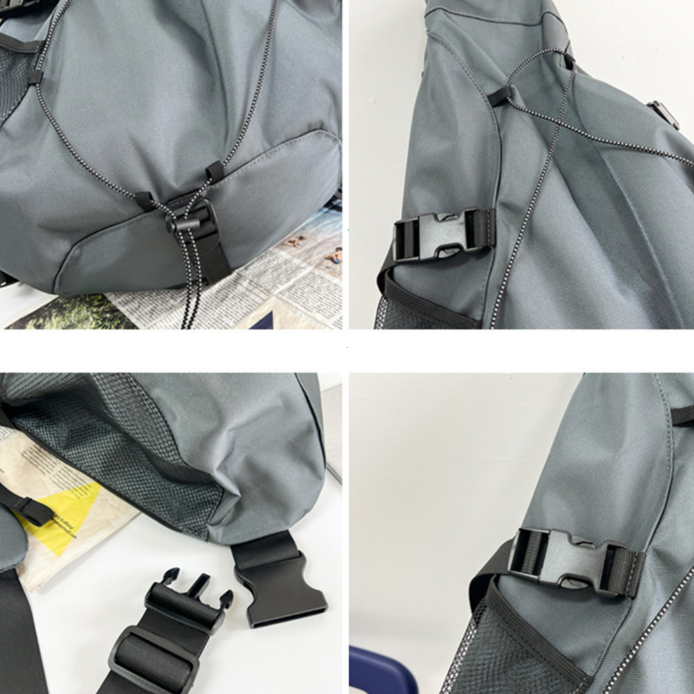 UrbanFlex Mens Crossbody Bag Large Capacity Travel Chest Sling