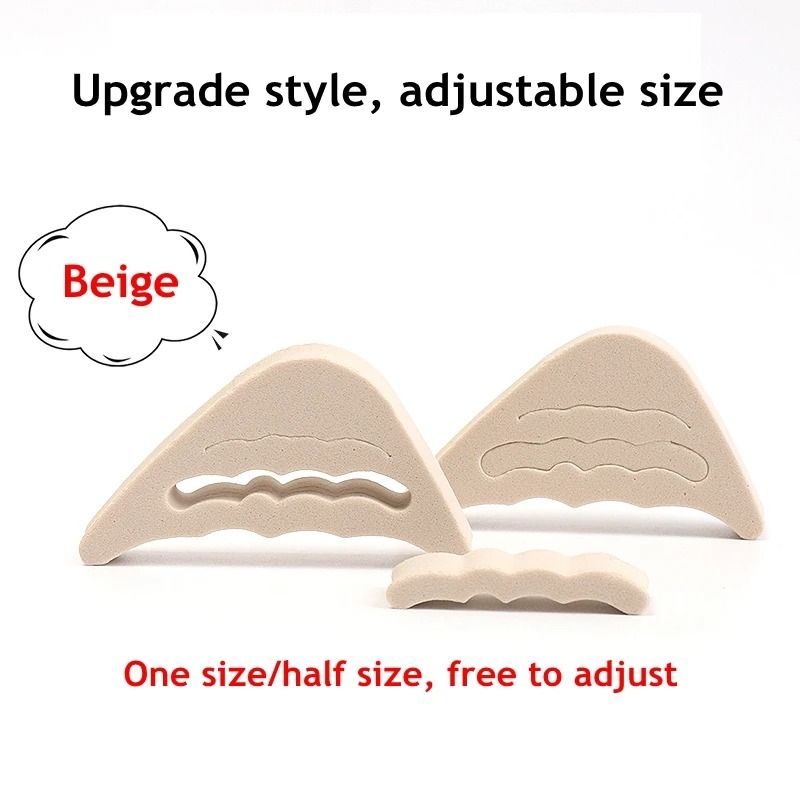 Soft Toe Plug Half Insole Reusable Shoe Filler Adjustable Foot Padding Inserts