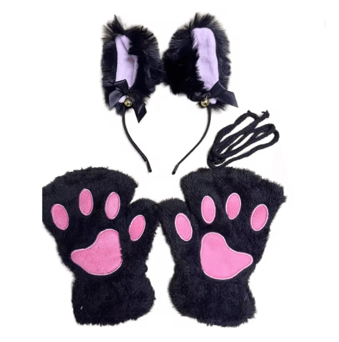 CutePaws Winter Cat Costume Set