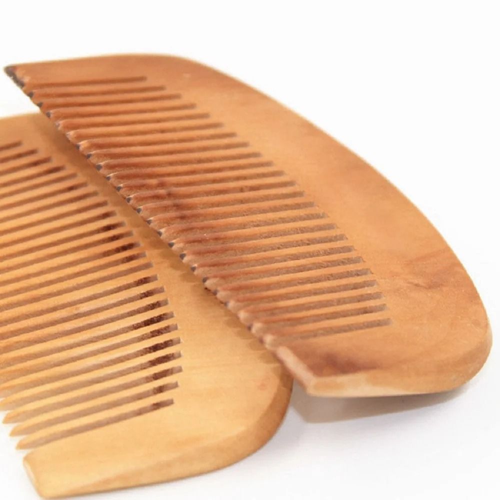 Engraved Anti-Static Wooden Comb – Premium Eco-Friendly Grooming Tool