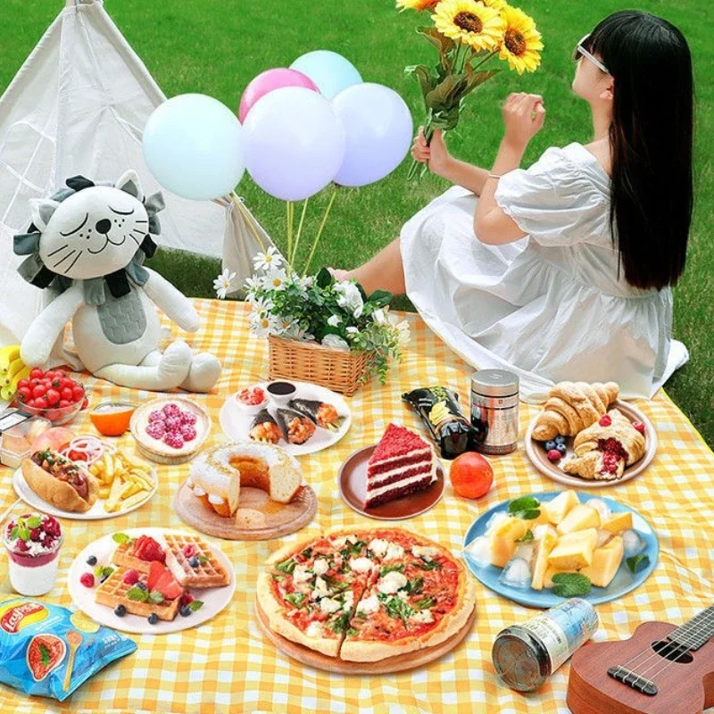 Portable Waterproof Camping Mat, Foldable Moisture-Proof Picnic Mat, Outdoor Mat for Camping