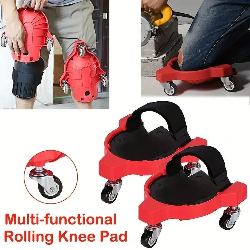 Multifunctional Pulley Work Knee Pads for Car & Home Use