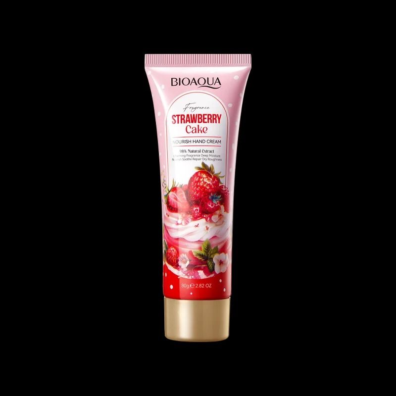 Strawberry Cake Nourishing Hand Cream – Deep Hydration & Anti-Chapping Therapy