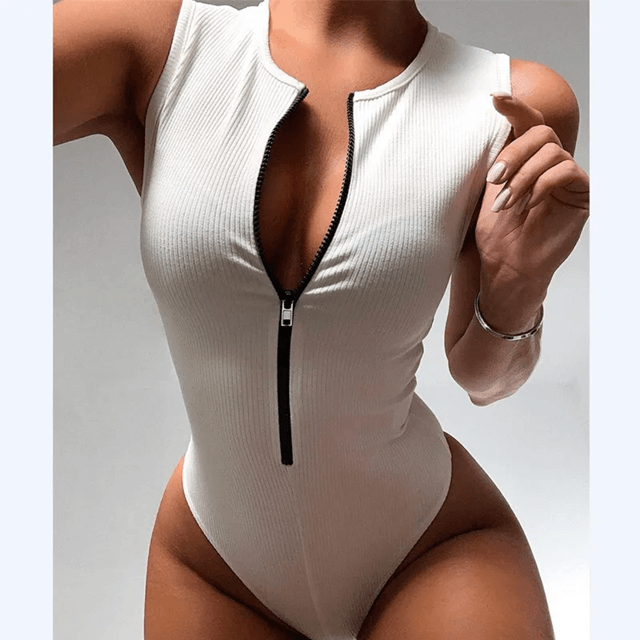 ZipFit Sleek Bodycon Bodysuit