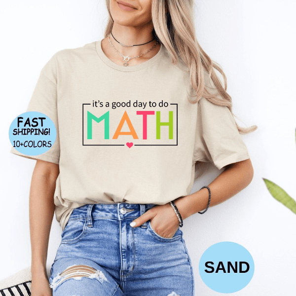 Funny Math Teacher Shirt for Back to School Math Lover Gift Tee
