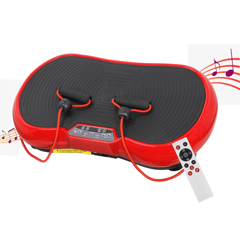 Crazy Fit Vibration Platform Machine Full Body Fitness Massager with Bluetooth, Slimming Exercise Equipment for Home Gym