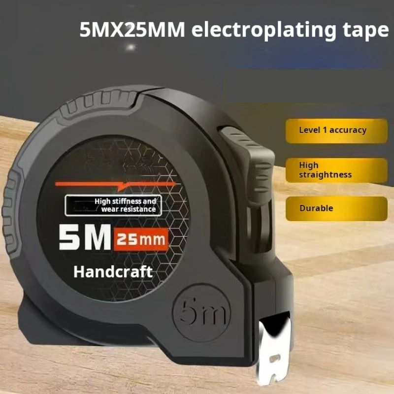 Retractable Steel Tape Measure 3m/5m/7.5m/10m – Thickened Wear-Resistant Measuring Tape for Home, DIY, Construction