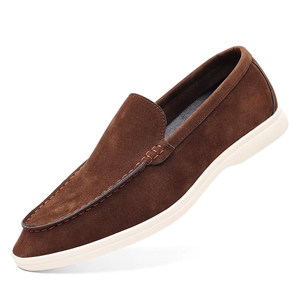 Men's British Retro Slip-On Loafers Casual Shoes