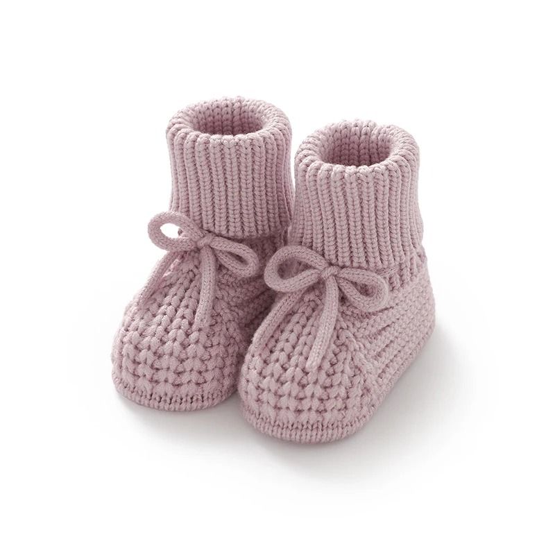 Knitted Soft-Soled Anti-Slip Baby Booties & First Walker Crib Shoes