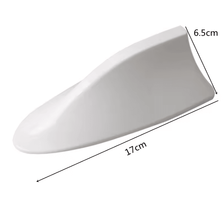 Universal Shark Fin Car Antenna with Carbon Fiber Look and Signal Amplifier