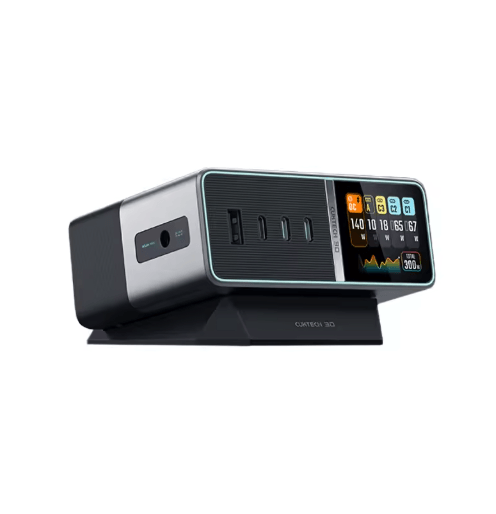 CUKTECH 30 Ultra 300W GaN Desktop Charging Station with Smart IPS Display