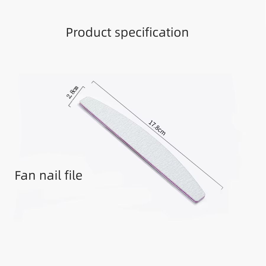 ProStyle Double-Sided Nail Files 100/180 Grit – Reusable Manicure Set
