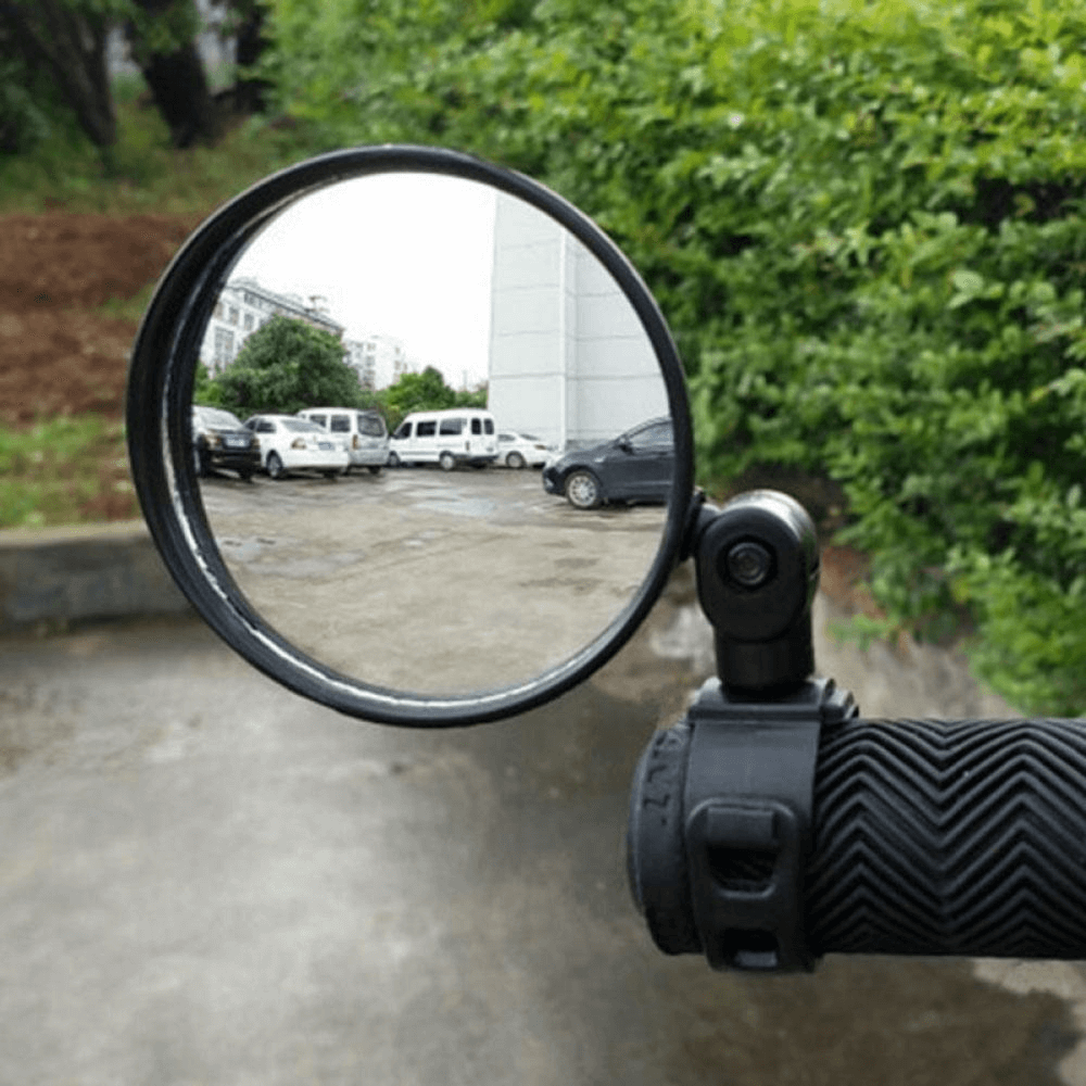 Sleek and Modern Bicycle Side View Mirror with Scratch-Resistant Glass & 360-Degree Rotation