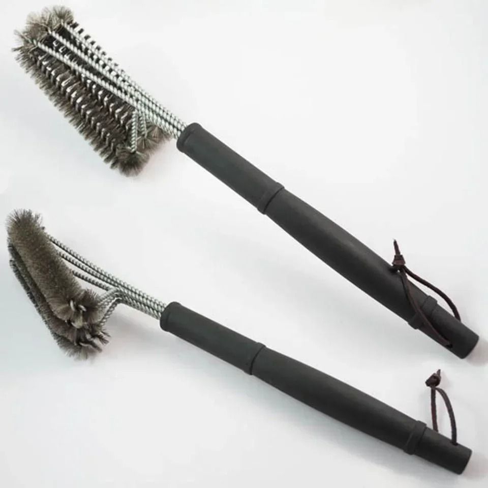 Outdoor BBQ Grill Cleaning Brush for Grates and Cookouts