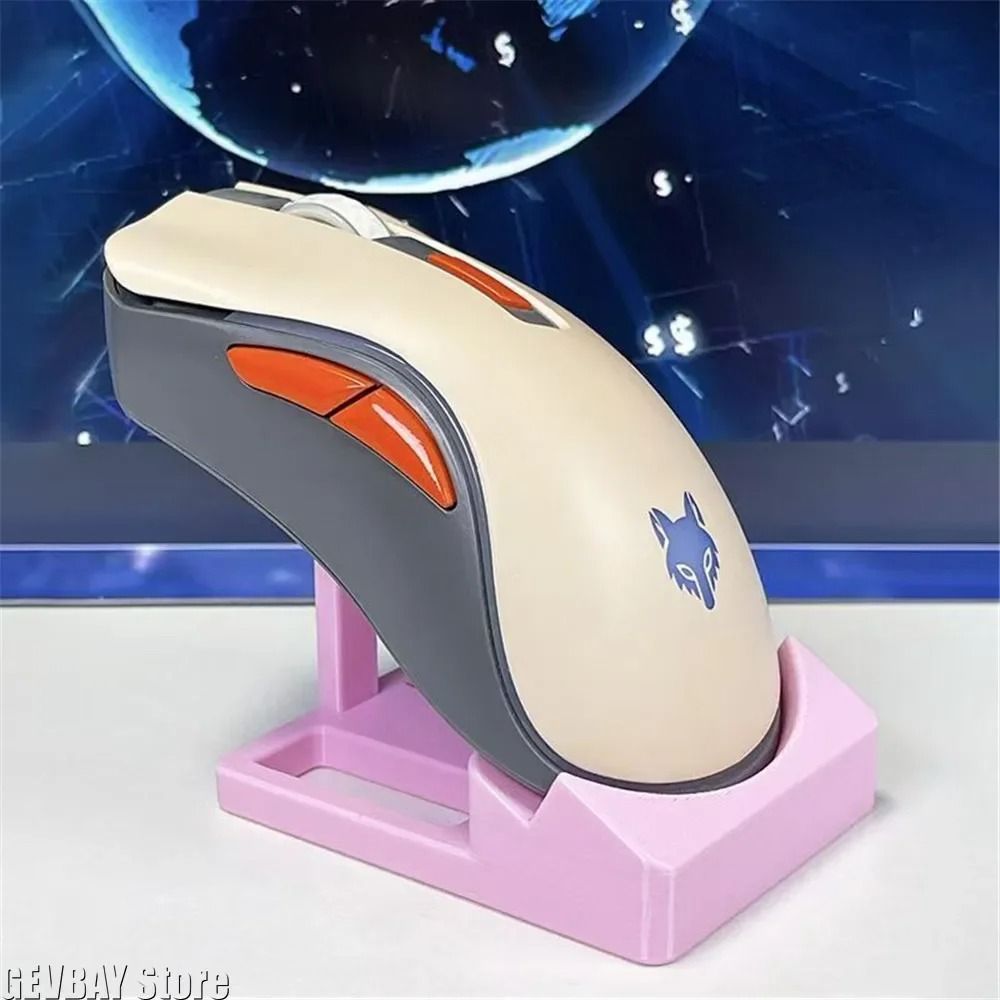 3D Printed Mouse Holder – Wireless Gaming Mouse Display – High-Yield Desktop Interaction Hub