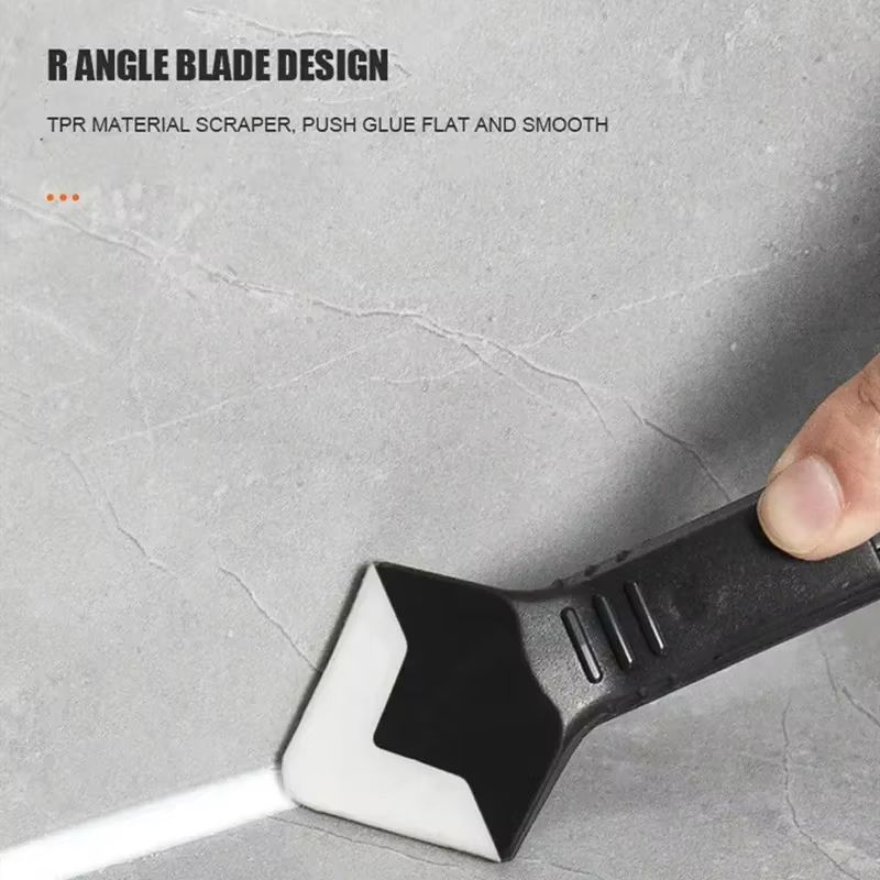 ProSeal 5-in-1 Silicone Scraper and Caulking Tool Set - Finishing, Smoothing, and Grout Removal Kit