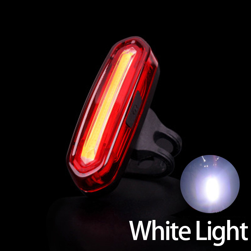 Bright USB Rechargeable Cycling Tail Light LED Rear Bike Safety Light