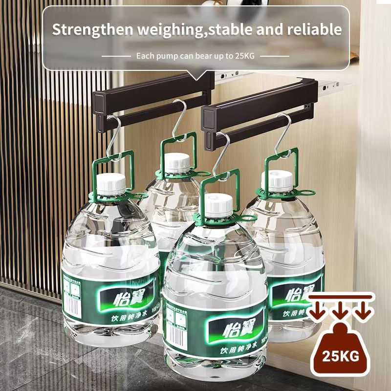 Space-Saving Expandable Sliding Pants Rack