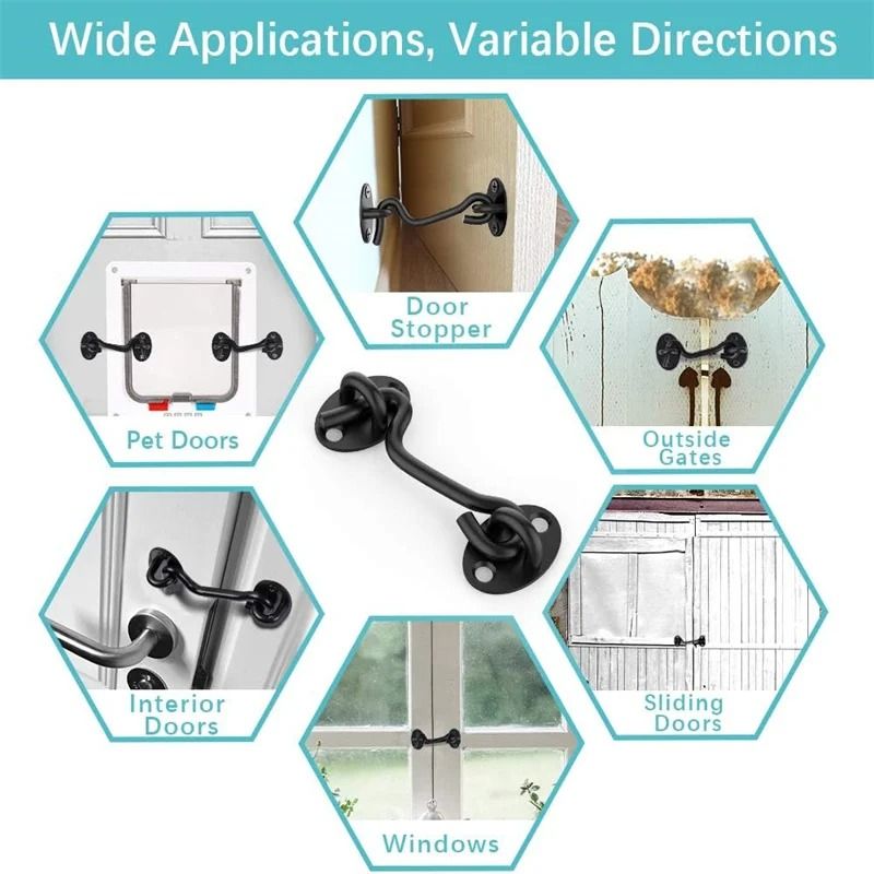 Professional Heavy Duty Stainless Steel Cabin Hook and Eye Latch