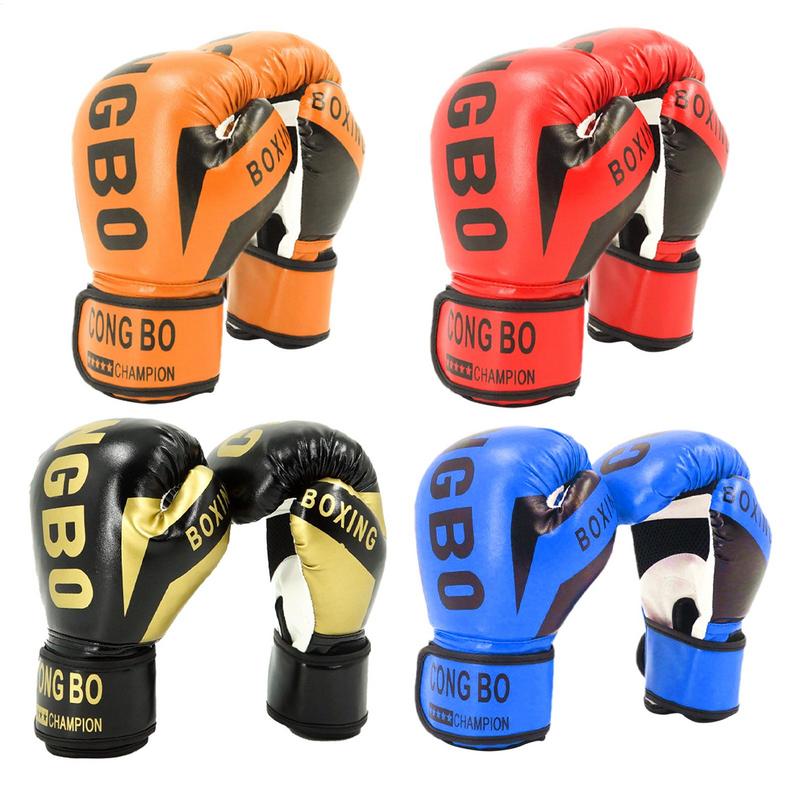 Punching Training Gloves, Kids Leather Boxing Mitts, Children Gym Workout Hand Protector