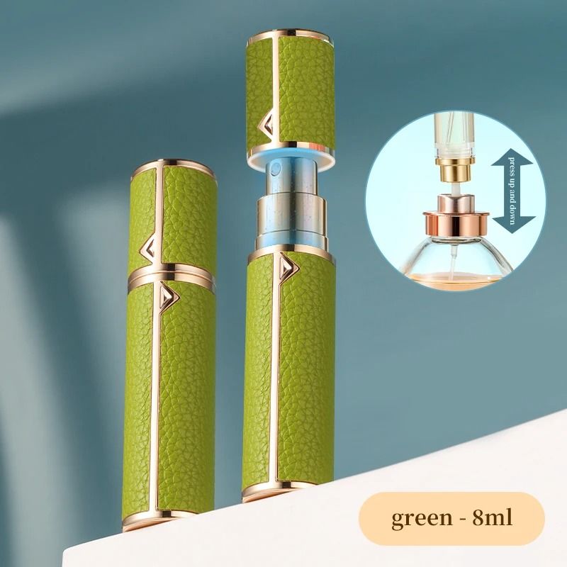 5ml PU Leather Mini Perfume Atomizer Spray Bottle