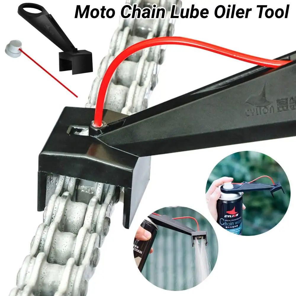Motorcycle Chain Oiler Spray Lube Applicator Tool