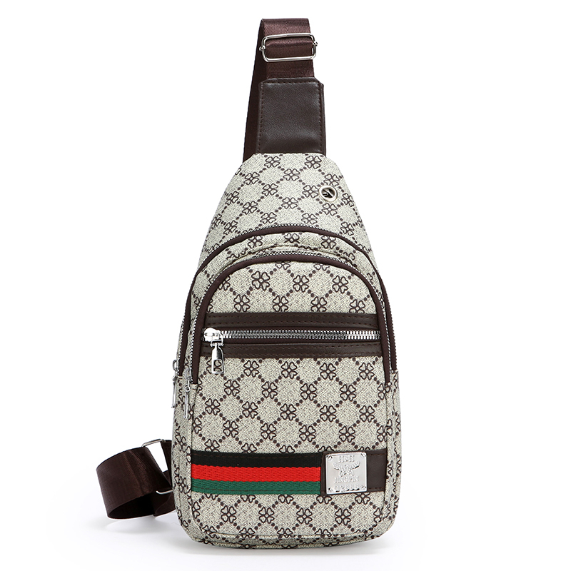 Mens Multifunction Crossbody Bag with Earphone Hole Casual Messenger Shoulder Bag