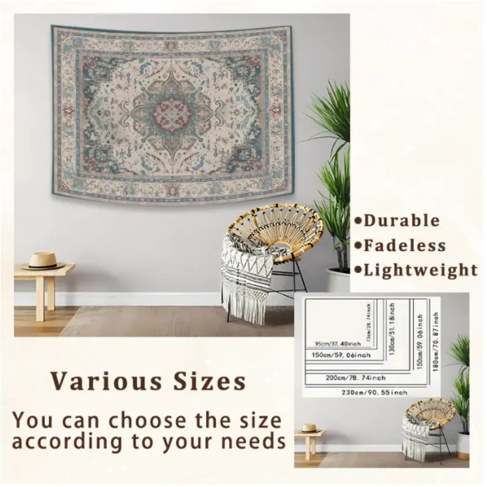 Japanese Wave Red Sun Wall Tapestry