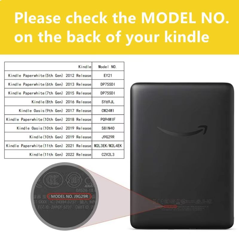 Magnetic Smart Case for Kindle Paperwhite – Auto Sleep/Wake Protective Cover for Kindle 11th, 10th, and Earlier Generati