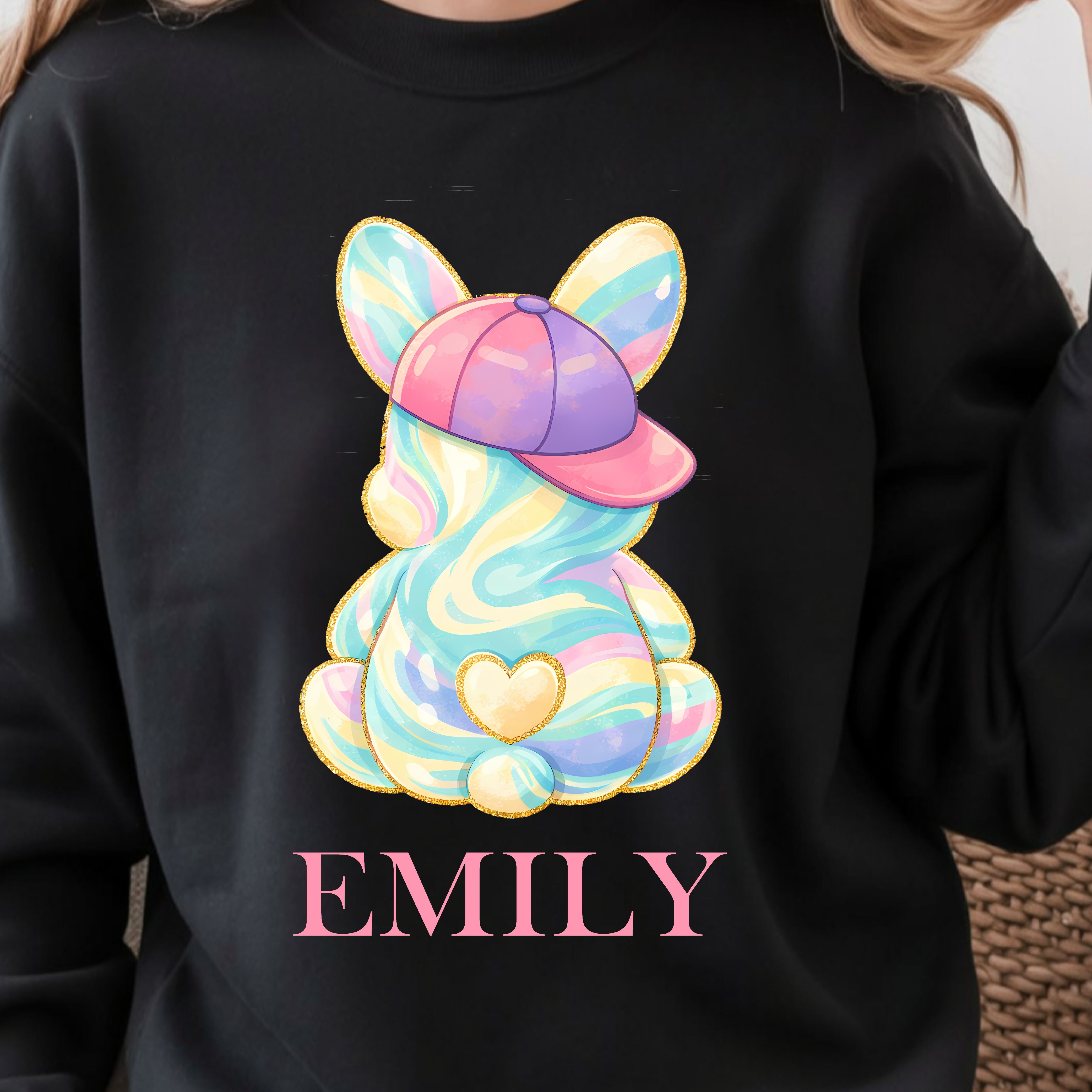 Easter Bunny Custom Name Shirt – Personalized Bunny Tee with Your Name
