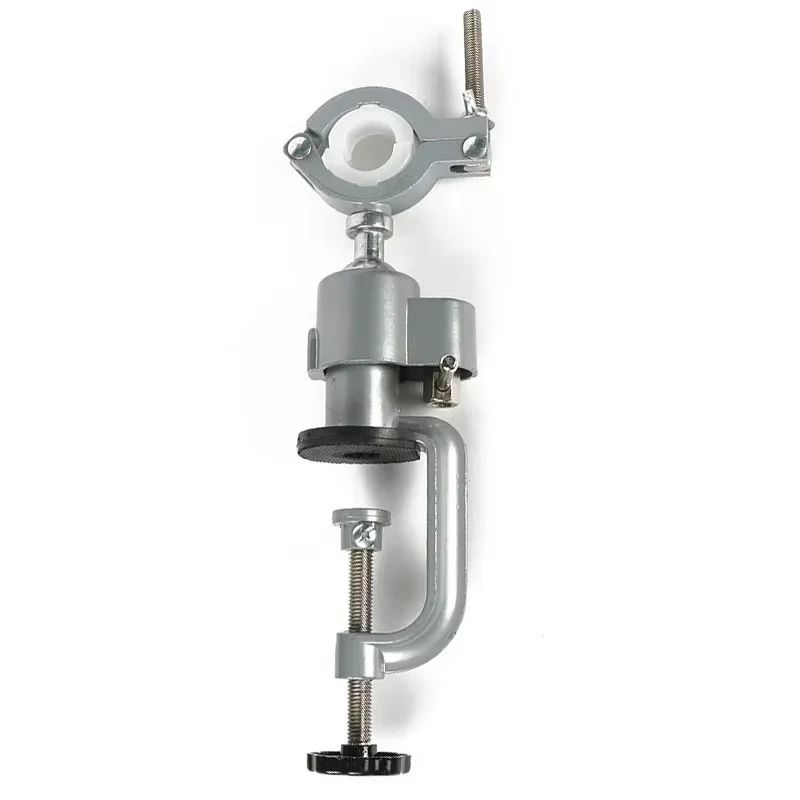 360 Degree Swivel Table Vise Drill Stand Holder Aluminum Alloy Tool Bracket