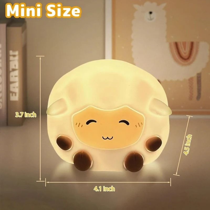 Cute Cartoon Animal Silicone Touch Lamp
