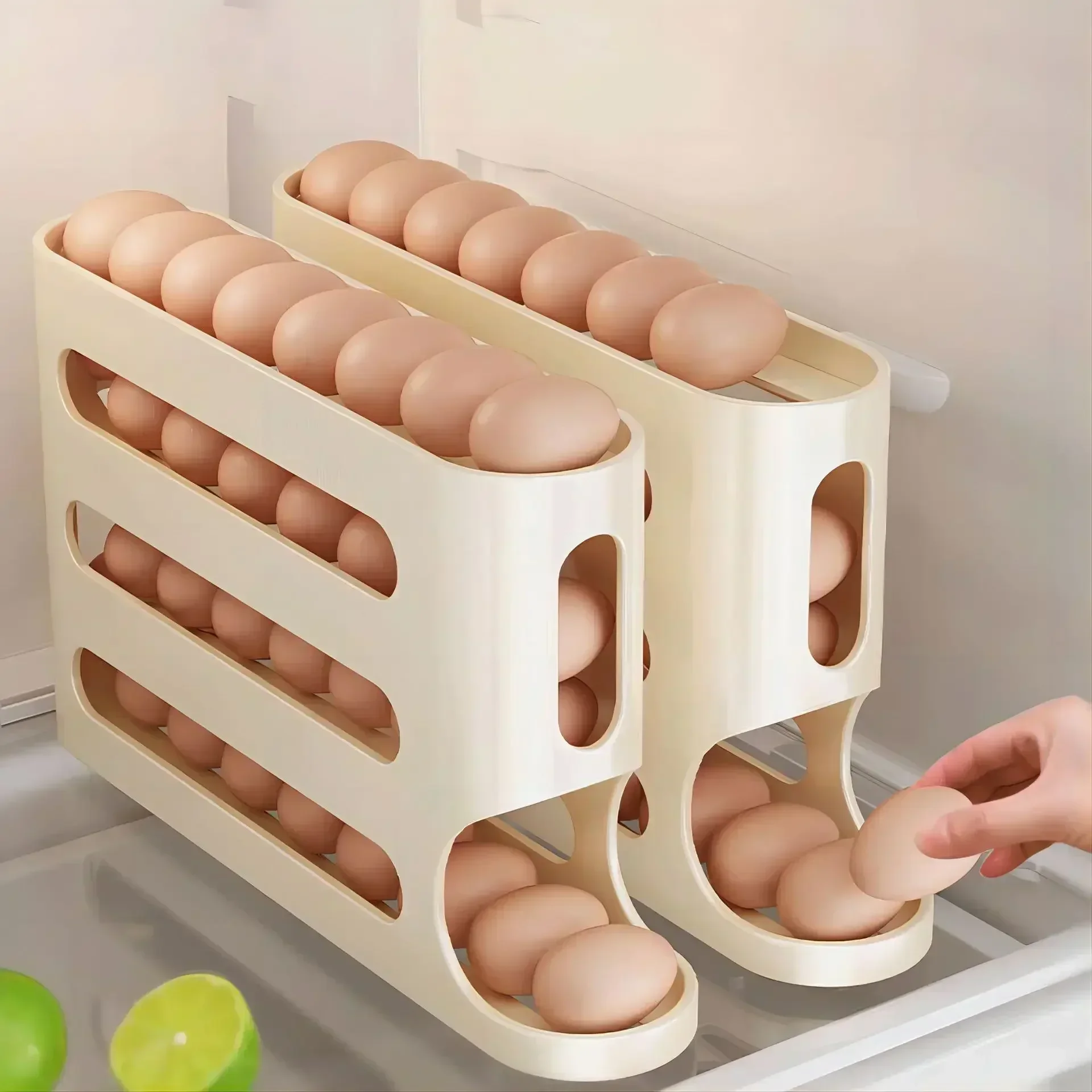 Automatic Egg Rolling Machine, Style Egg Box Storage Refrigerator Side Door