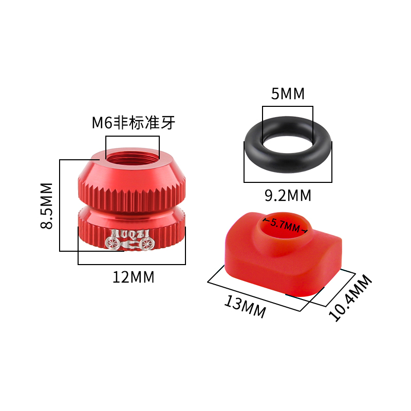 Premium Tubeless Bike Valve Nut Ultralight Presta Cap for MTB Road Bikes