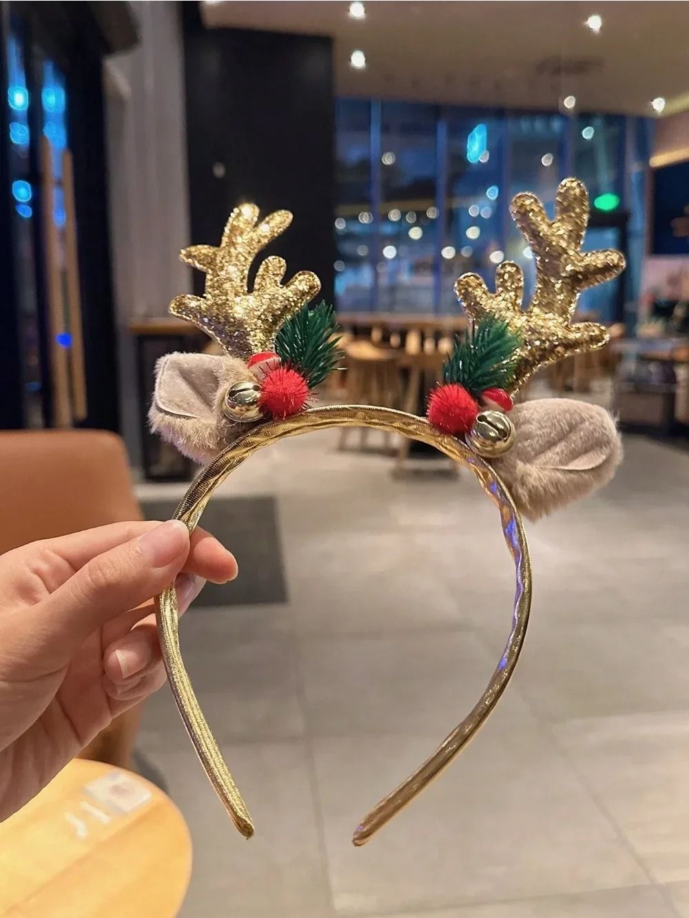 Festive Sequin Holiday Headband