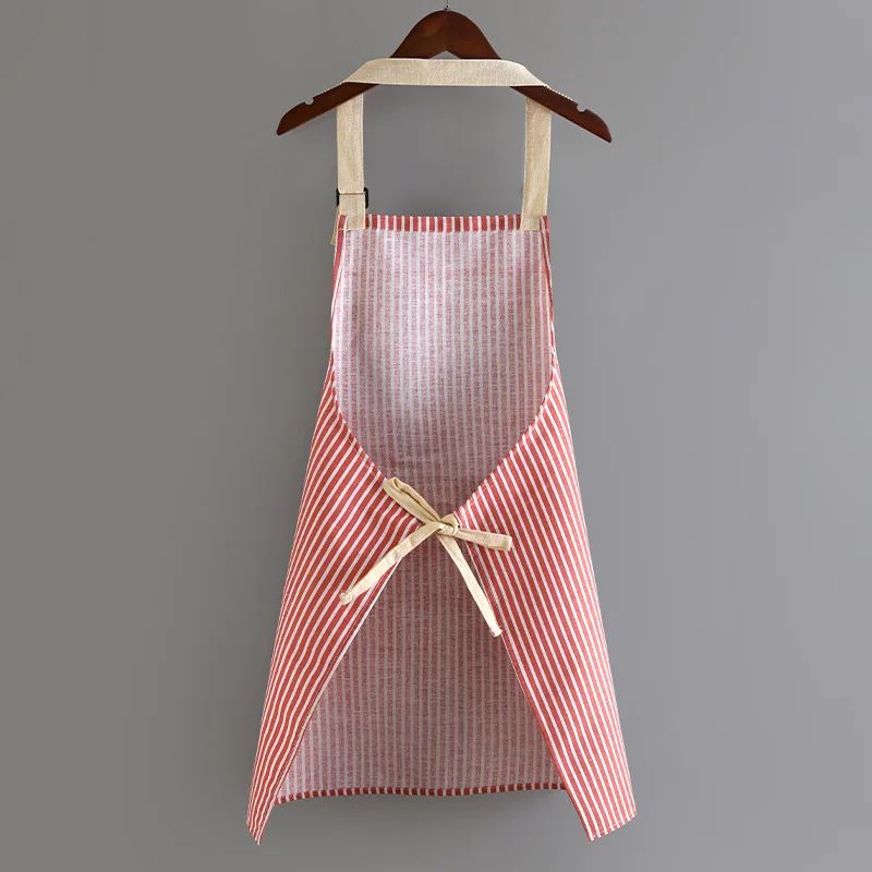 Striped Cotton Japanese Style Apron