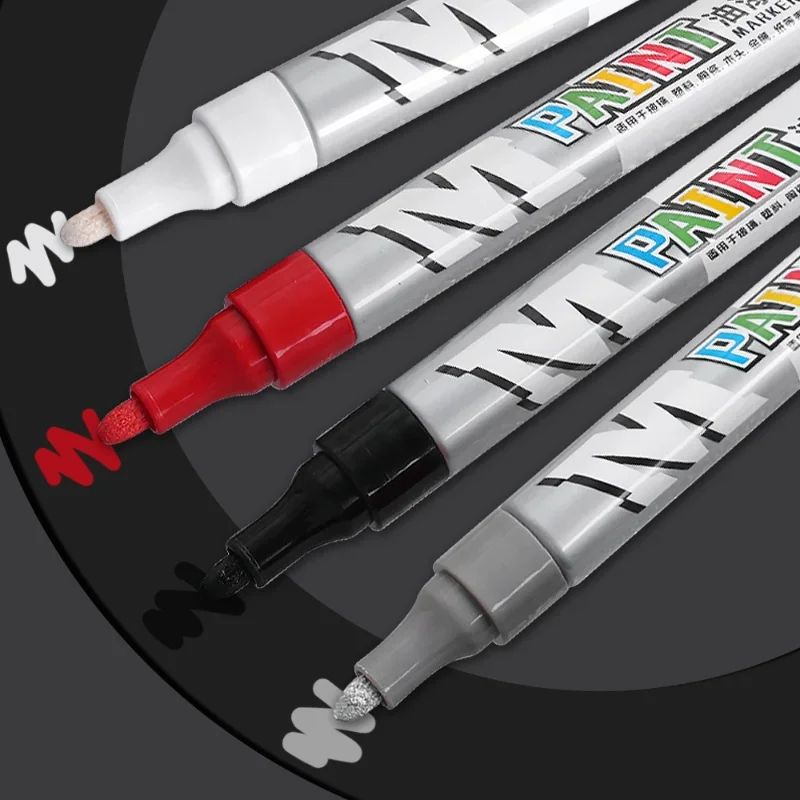 Car High Gloss Paint Pen Scratch Repair Marker for Tires, Auto Filler Remover Pen for Cars, Tyre Letter Paint Marker