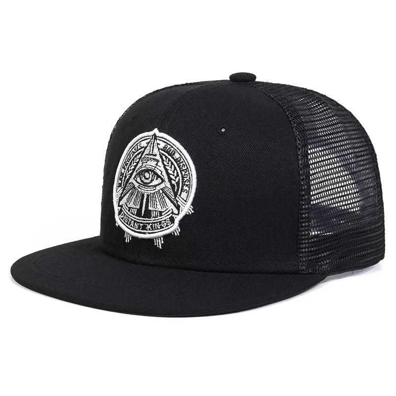 Eye of God Flat Edge Mesh Hip-Hop Hat