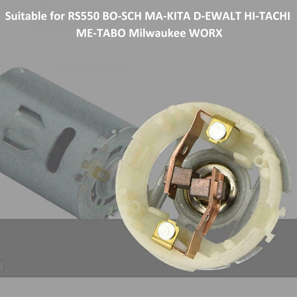 Replacement Motor Carbon Brush, Professional Screwdriver DC Motor, Metal Carbon Brush for Charging Drill
