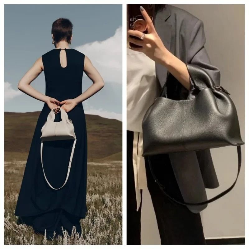 French Luxury Cloud Cake Shoulder Bag Retro European Handbag