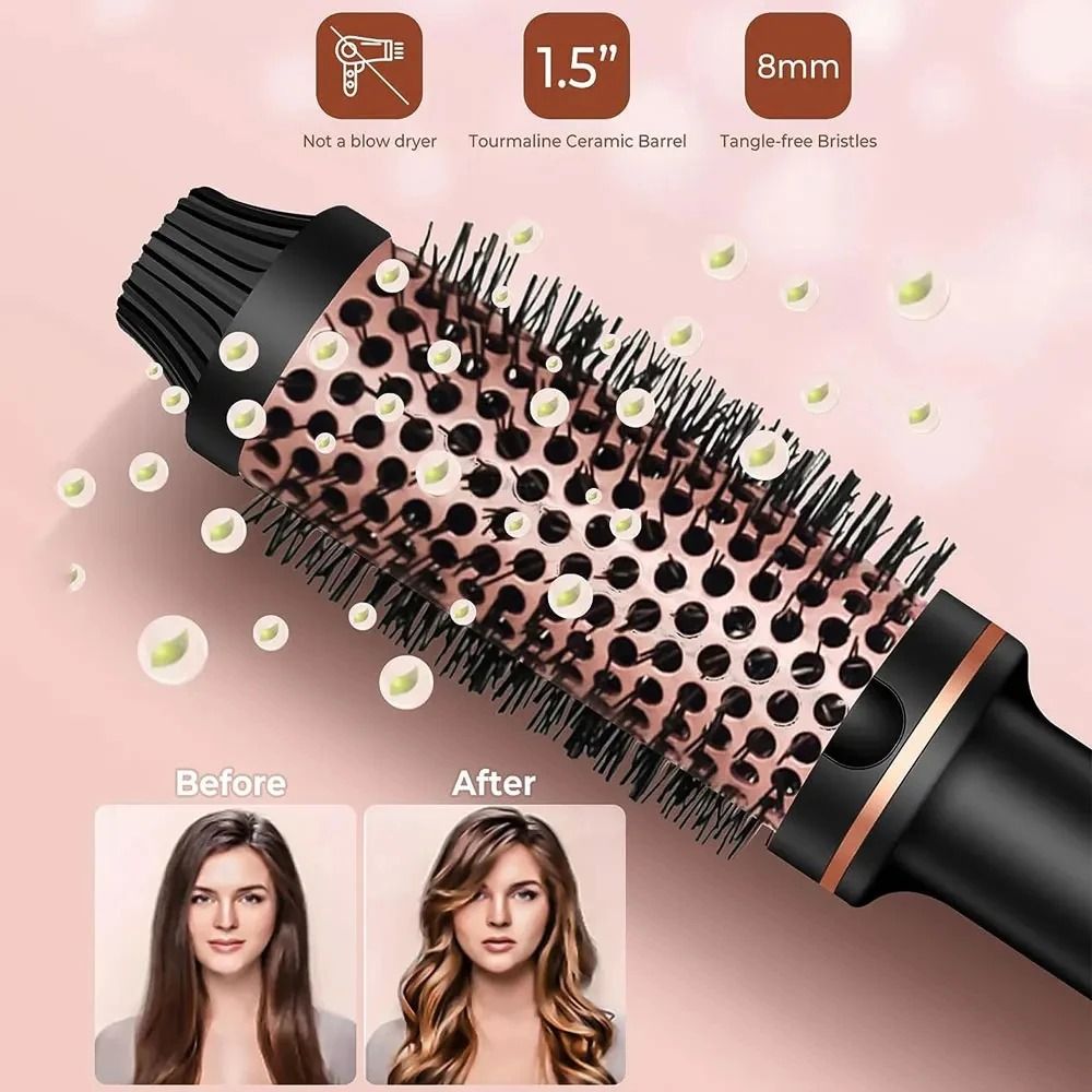 3 in 1 Ionic Hair Curler Straightener Heated Styling Brush