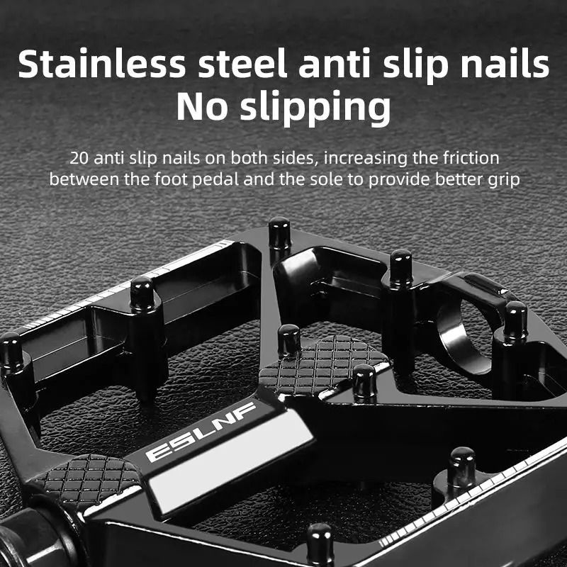 Aluminum Alloy Bike Pedals With Bearings and Anti Slip Grip